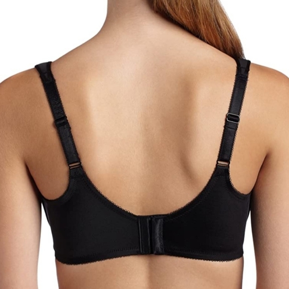 Wacoal Bodysuede® Underwire Black 85185 Bra 32DDD - Picture 2 of 7